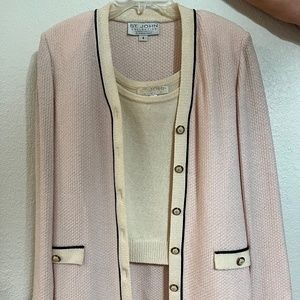 St John Pink 3 Piece Suit